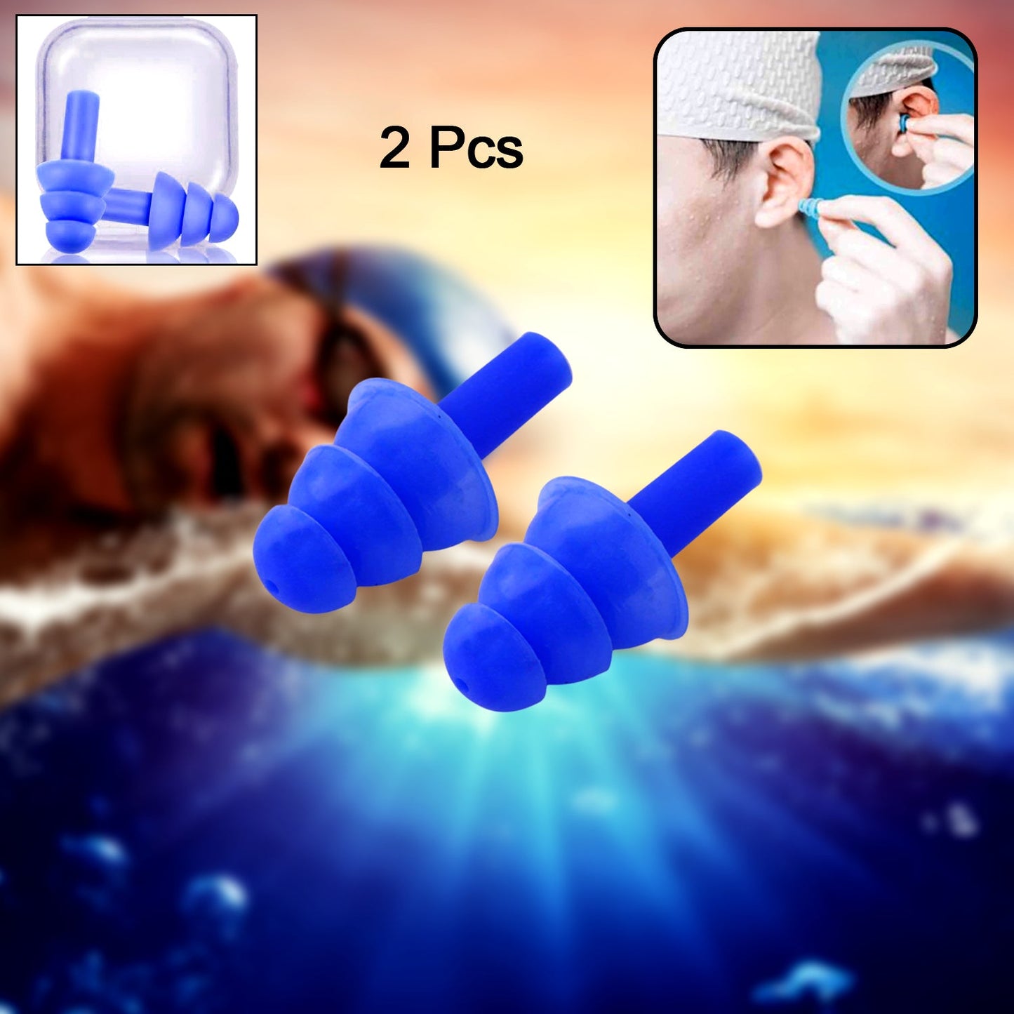 Safety Ultra Soft Foam Ear Plugs (2 Pc Set)