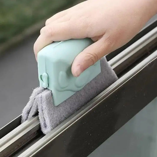 Window Groove Frame Cleaning Brush Door Track Cleaning Brushes Dust Cleaner Tool for Corners Edges and Gaps