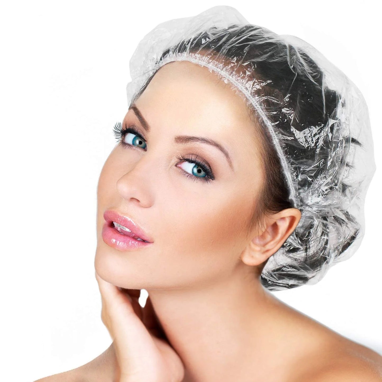 DISPOSABLE SHOWER CAPS FOR WOMEN  (1Pc | 10 Pc)