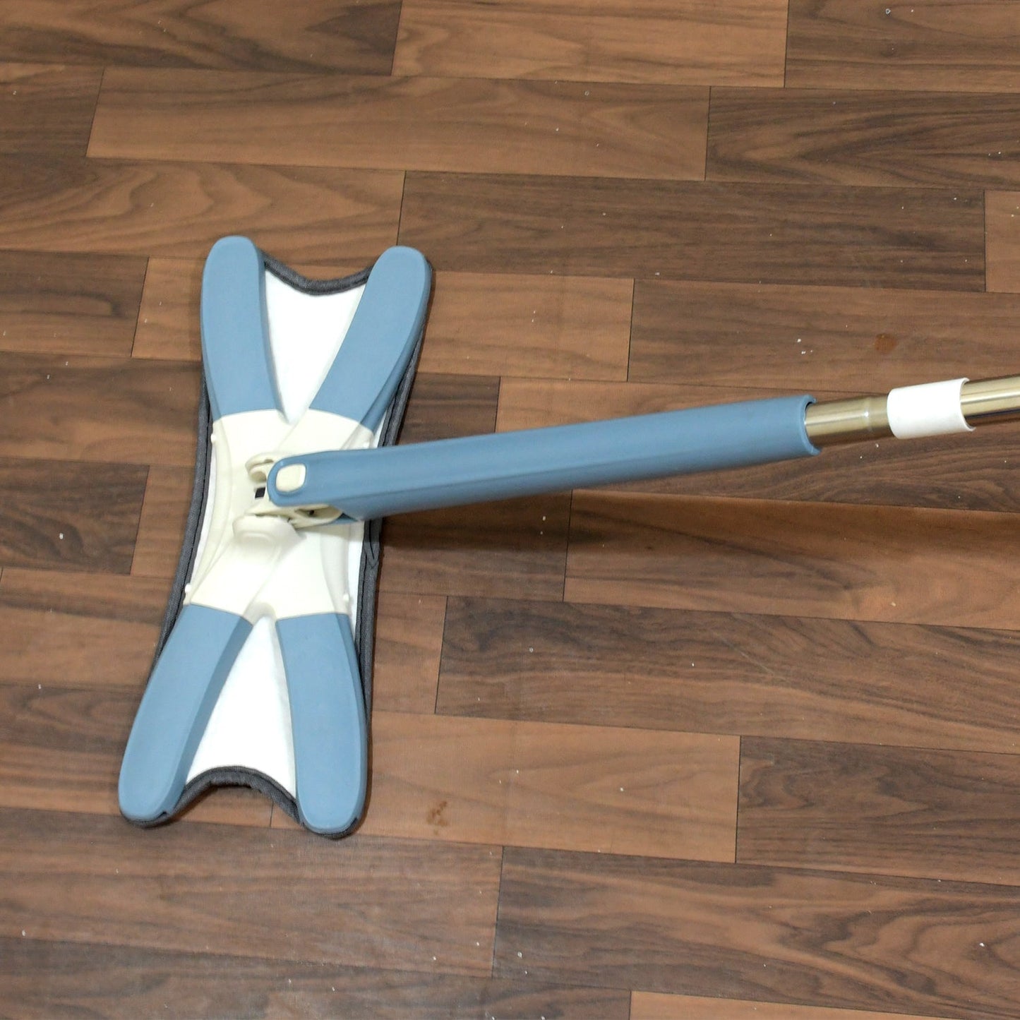 Adjustable 360° Flat Hand Mop: Floors, Walls, Ceilings (Easy Squeeze)