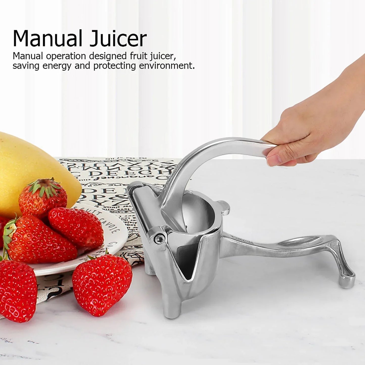 MANUAL ALUMINIUM METAL FRUIT PRESS JUICER