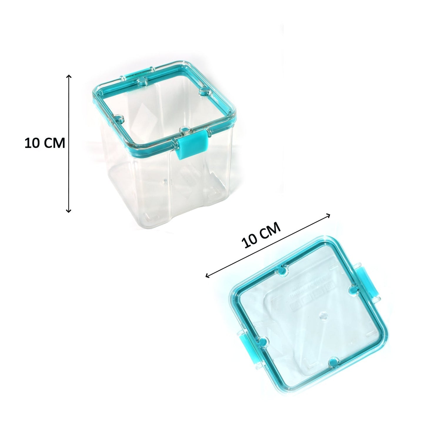 2763 4Pc Square Container 700Ml Used For Storing Types Of Food Stuffs And Items. 