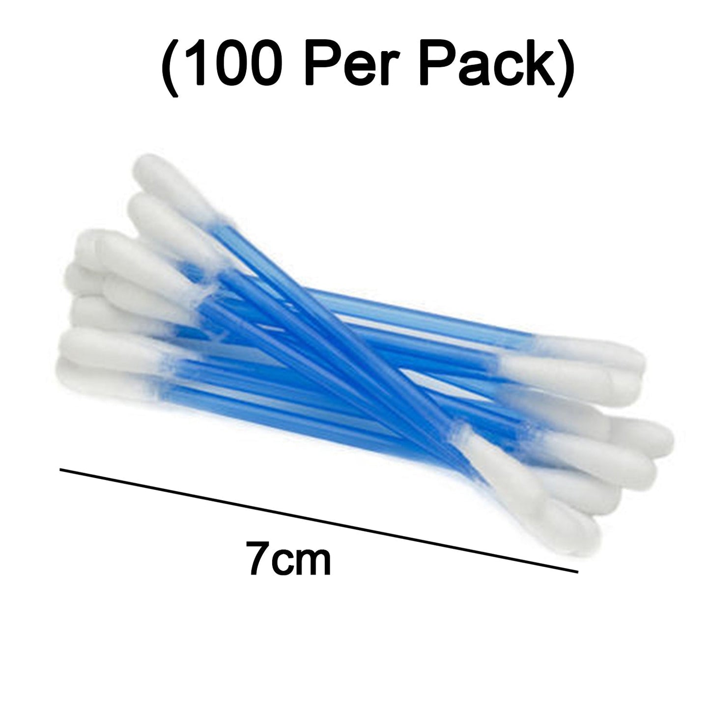 6010 Small Cotton Buds for ear cleaning, soft and natural cotton swabs (100 per pack) 