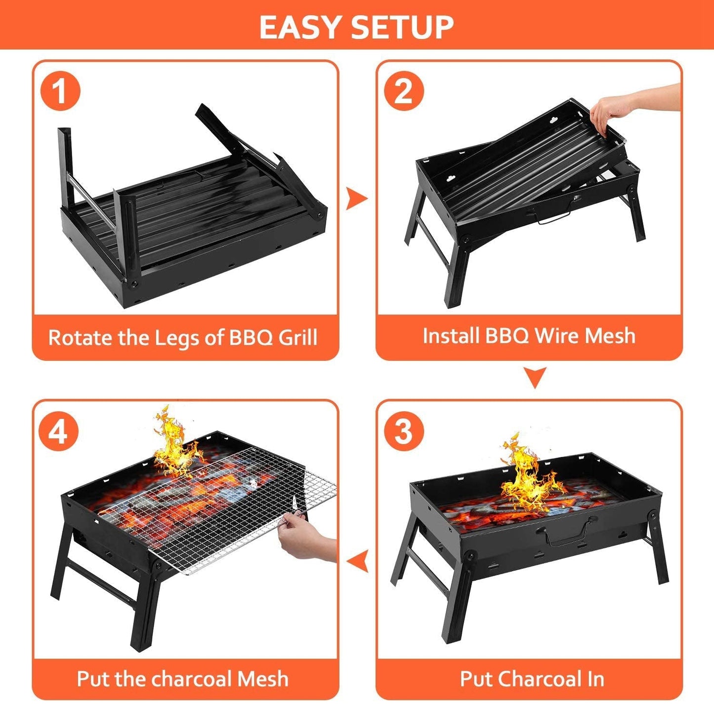 0126 A Barbecue Grill used for making barbecue of types of food stuffs like vegetables, chicken meat etc. 