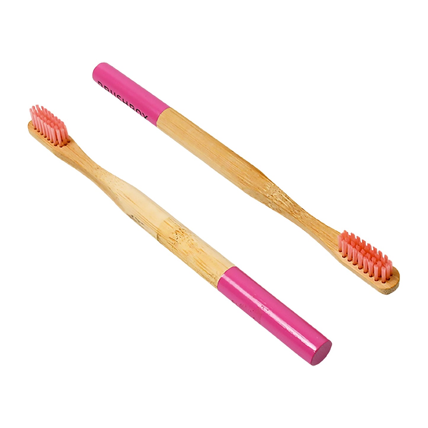 Bamboo Wooden Toothbrush Soft Bristles Toothbrush Wooden Child Bamboo Toothbrush Biodegradable Manual Toothbrush for Adult, Kids (2 Pc With Cover)