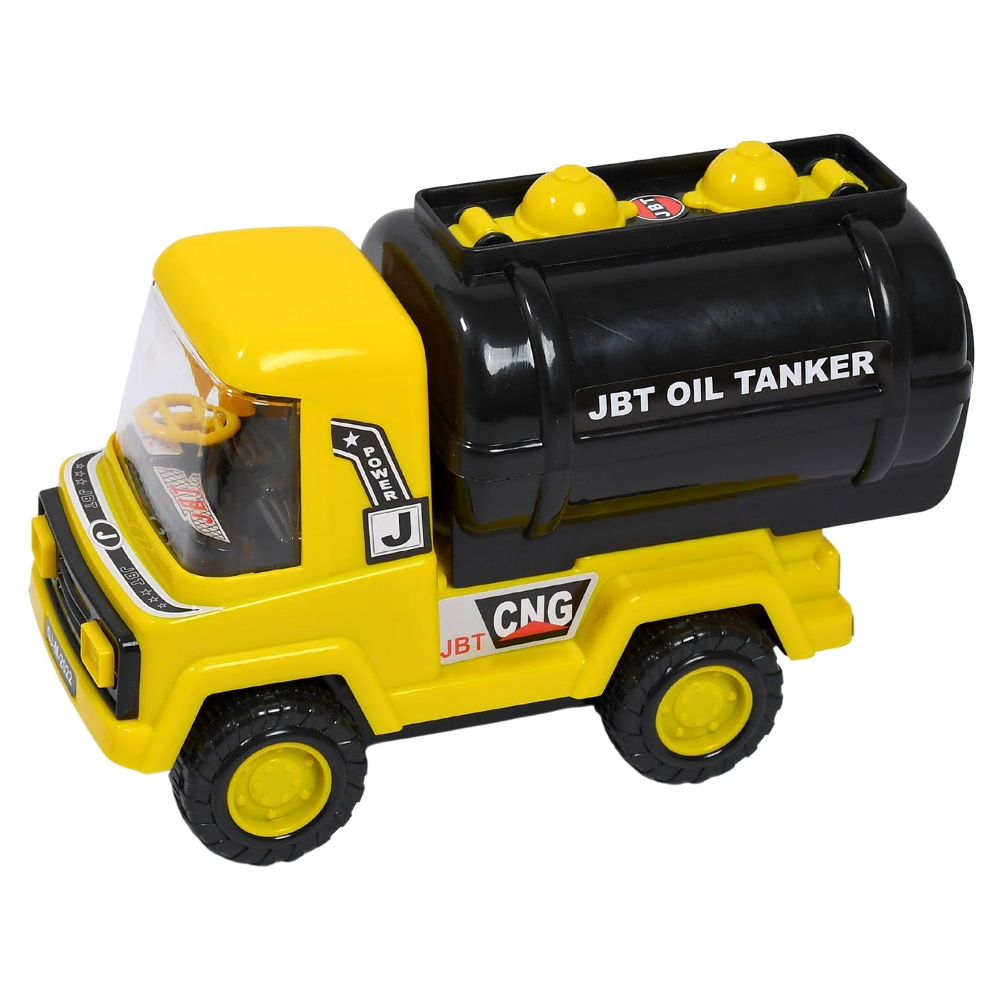 4484 Big Size Heavy Duty Unbreakable Friction Powered with Engine Sound While Running | Non Electric Toy |Tempo Oil - Water Tanker Vehicle Truck for Kids Size 