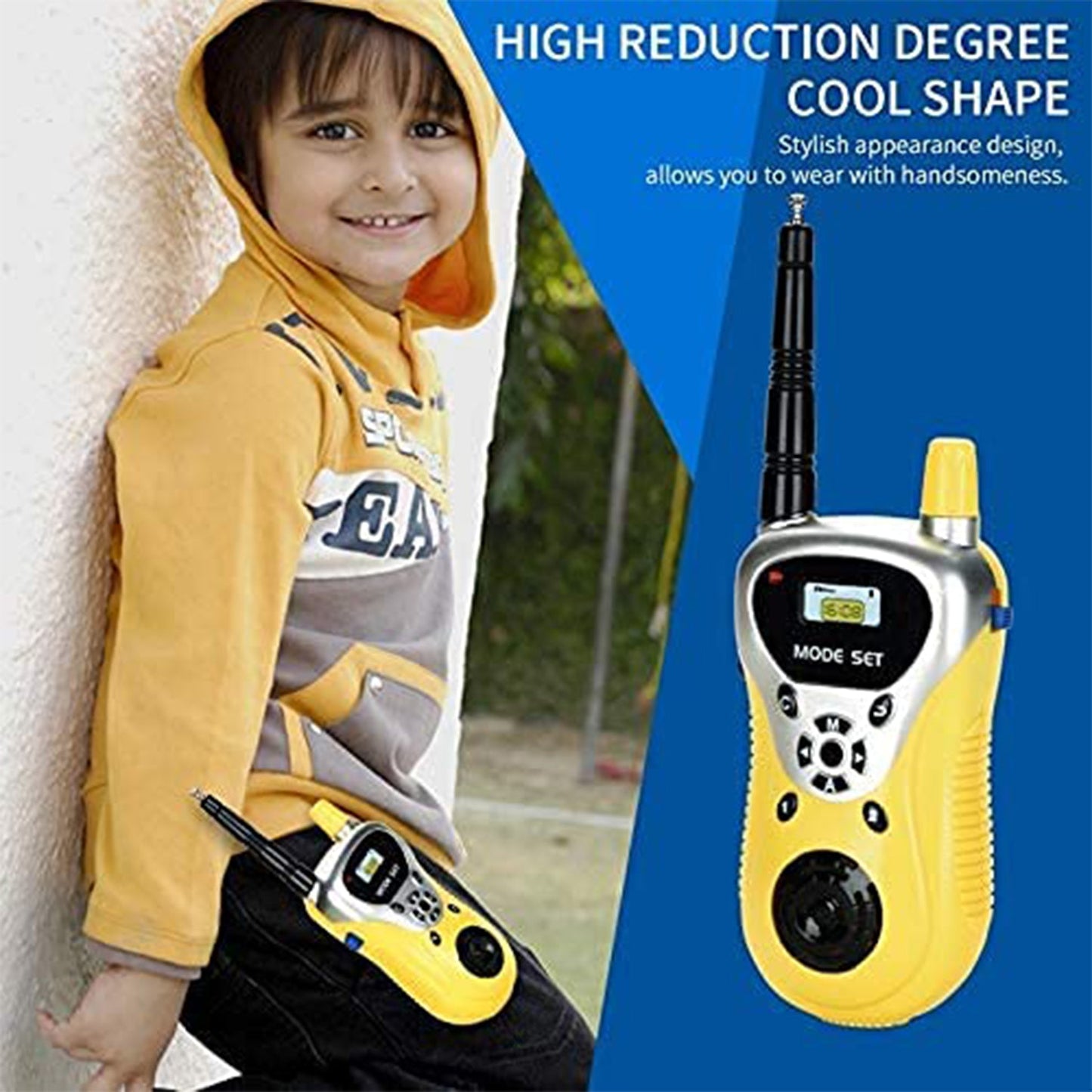 Walkie Talkie Toys for Kids 2 Way Radio Toy for 3-12 Year Old Boys Girls, Up to 80 Meter Outdoor Range