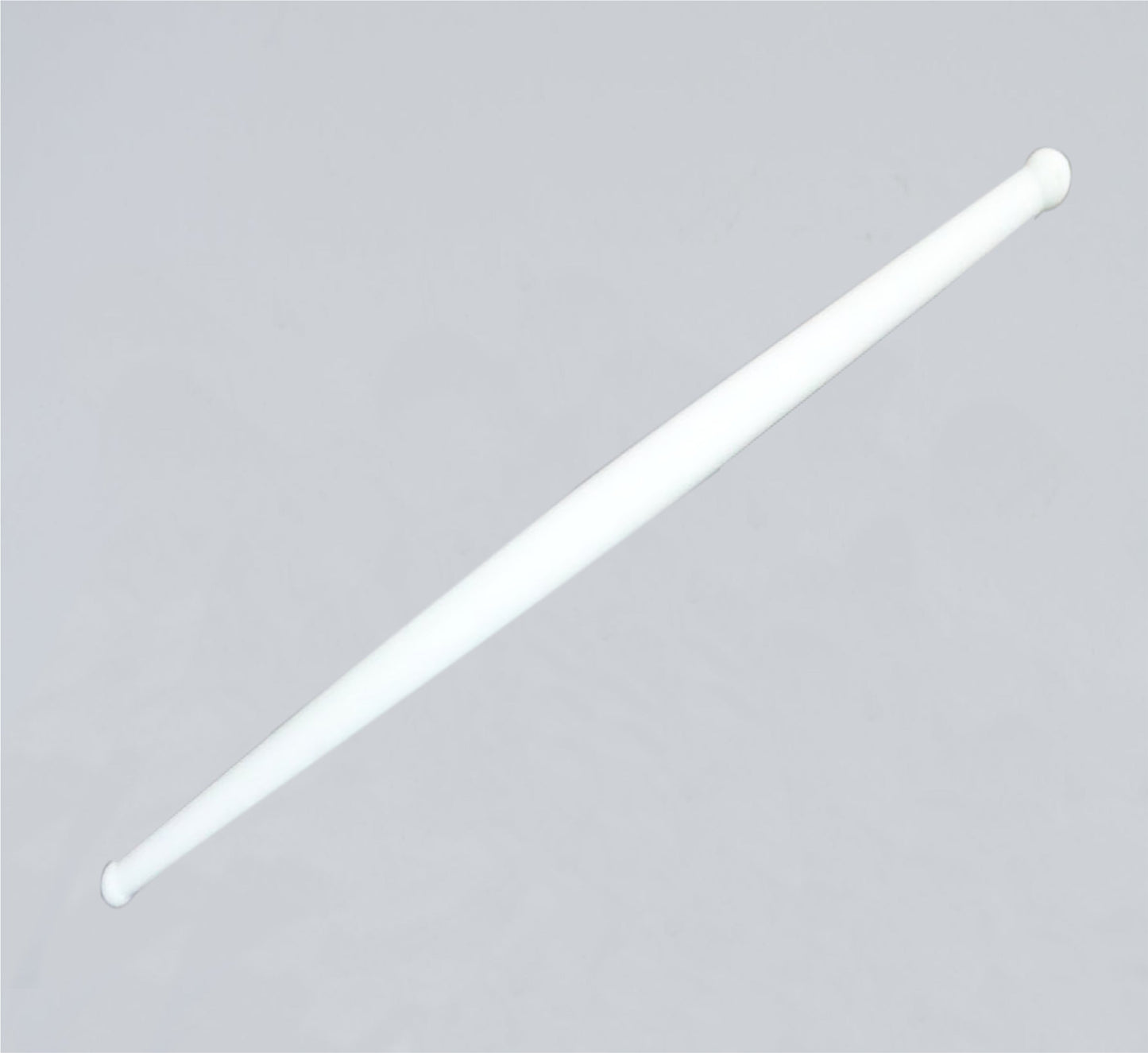 2136 White Plastic Rolling Belan for Chapati Making 