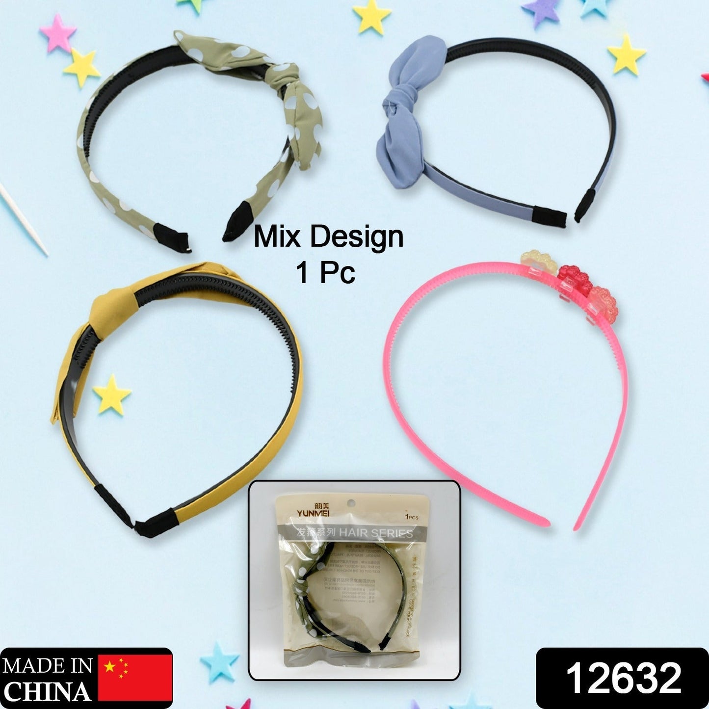 Stylish Hair Accessories Mix Design