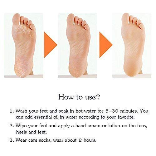 1352 Anti Crack silicone Gel Foot Protector Moisturizing Socks 