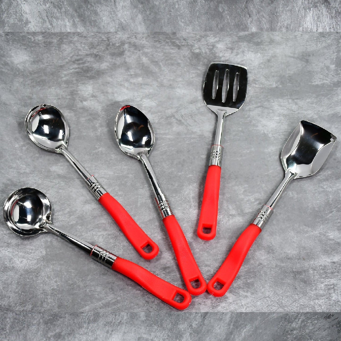 Stainless Steel Serving Spoon Set 5 pcs.