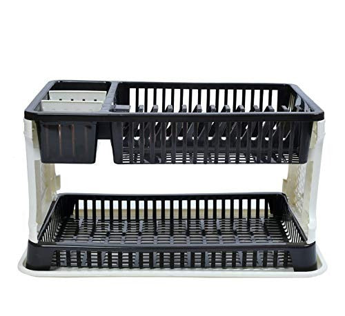 2221 Kitchen Organizer Rack with Water Storing Tray/Dish Rack 